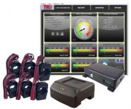 TED PRO 800 Syst&amp;egrave;me commercial de surveillance &amp;eacute;nerg&amp;eacute;tique triphas&amp;eacute;e, 800A-